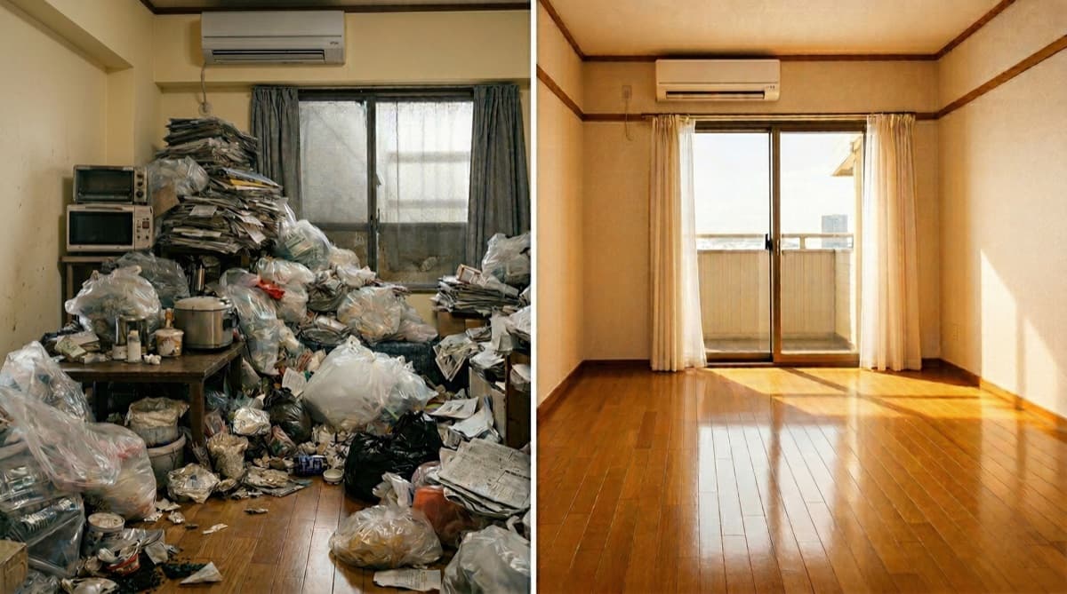 ゴミ屋敷の片付け費用はいくら？間取り別の相場と事例